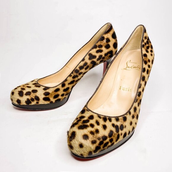 Louboutin New Simple Leopard Pumps - Picture 3 of 9